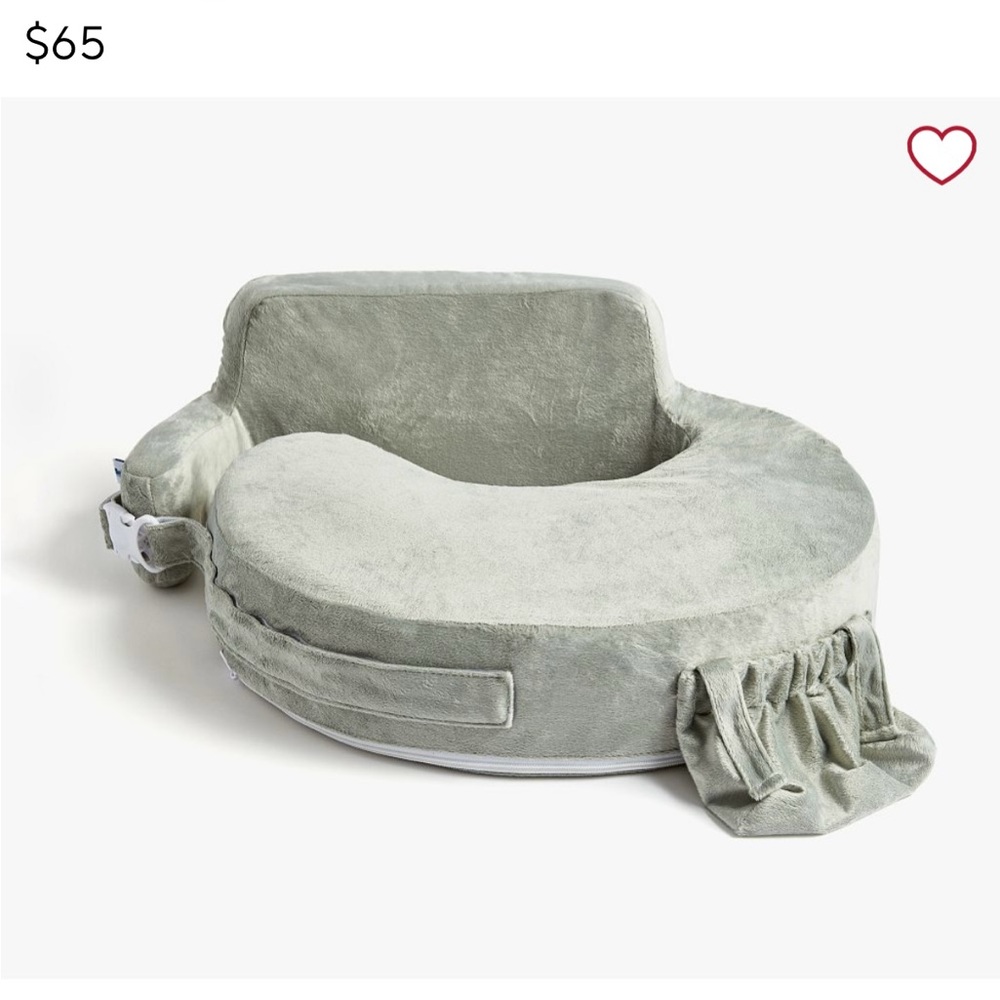My Brest Friend Super Deluxe Nursing Pillow in Sage Green